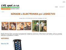 Tablet Screenshot of lvs.sk